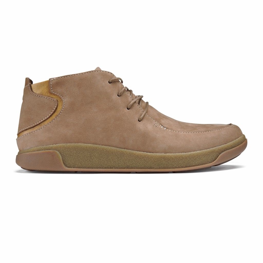 Olukai Men's Lolii Puki Boot - Tan US079-485